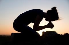 bowing in prayer