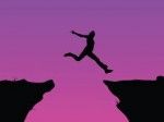 leap across chasm